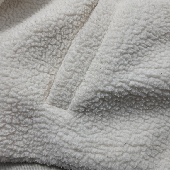 Zyia Active Flying V White Fleece Zip-Up Jacket Women's XXL - Picture 5 of 10